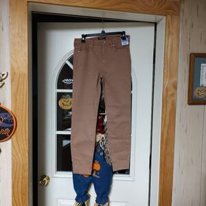 New Buffalo David Bitton Terracotta Colored High Rise Ankle Skinny Women's 4/27